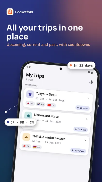 Pocketfold screenshot 1
